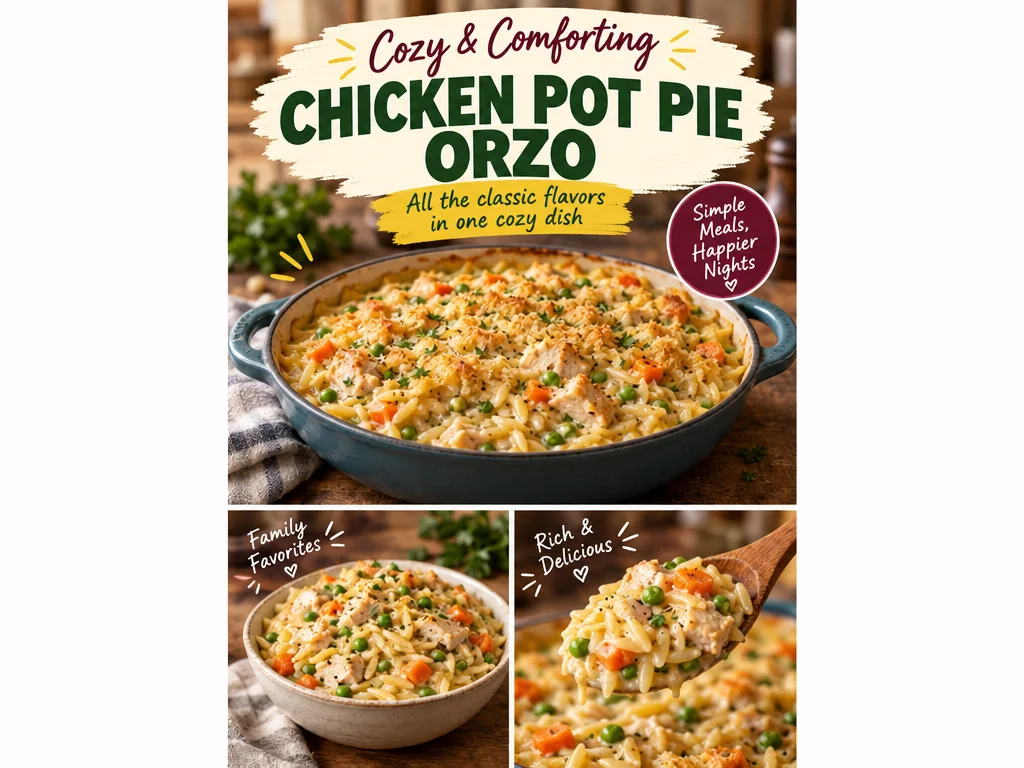 Chicken Pot Pie Orzo