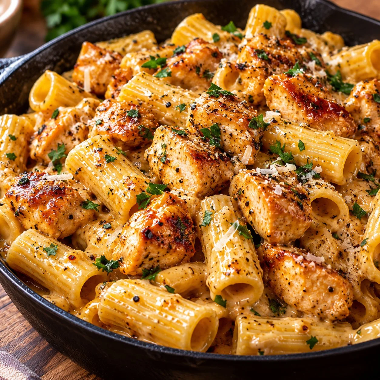 Honey Garlic Chicken Rigatoni