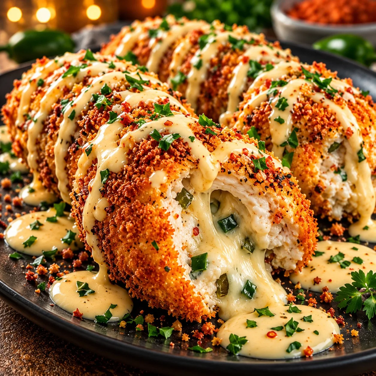 Jalapeño Popper Chicken Bombs