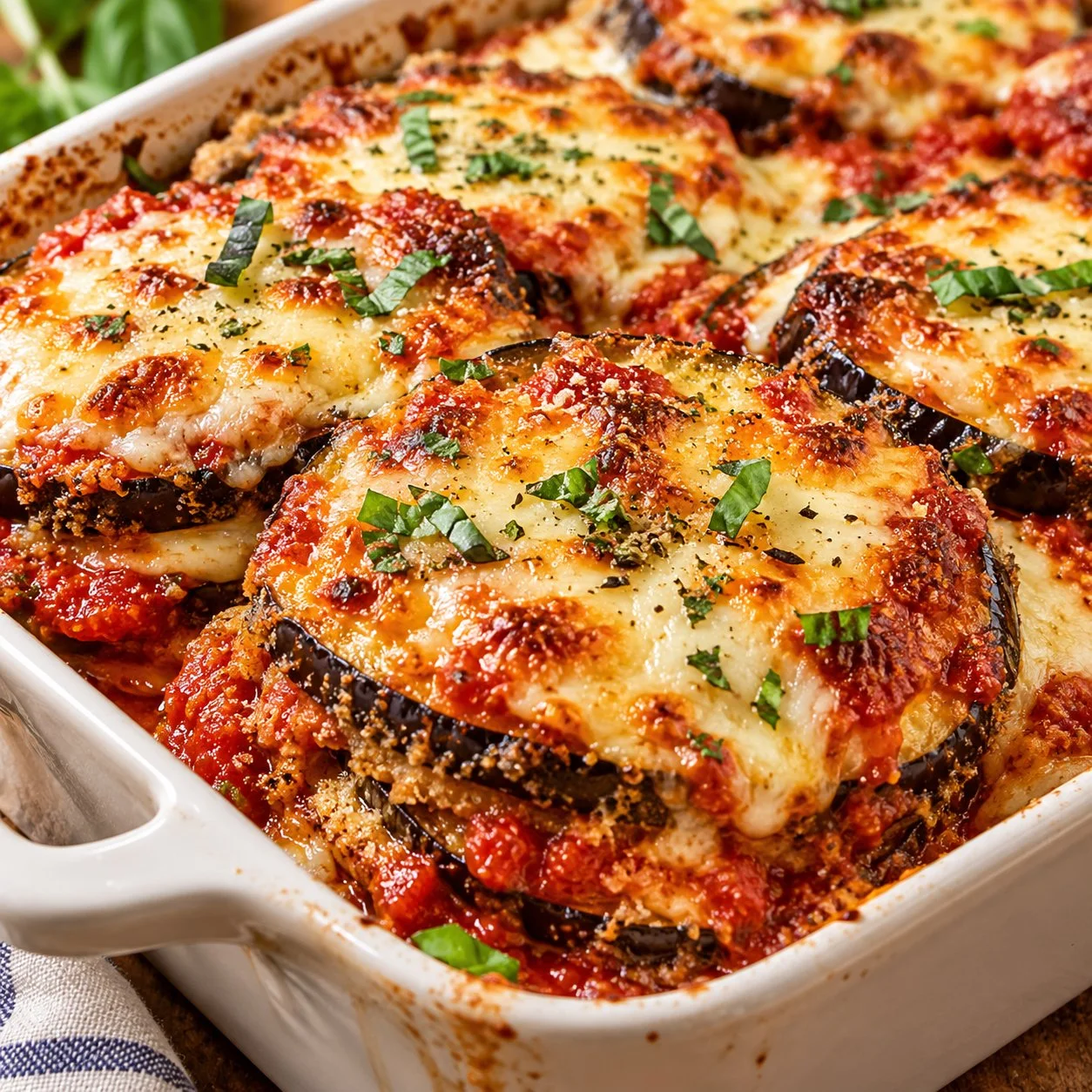 Keto Eggplant Parmesan