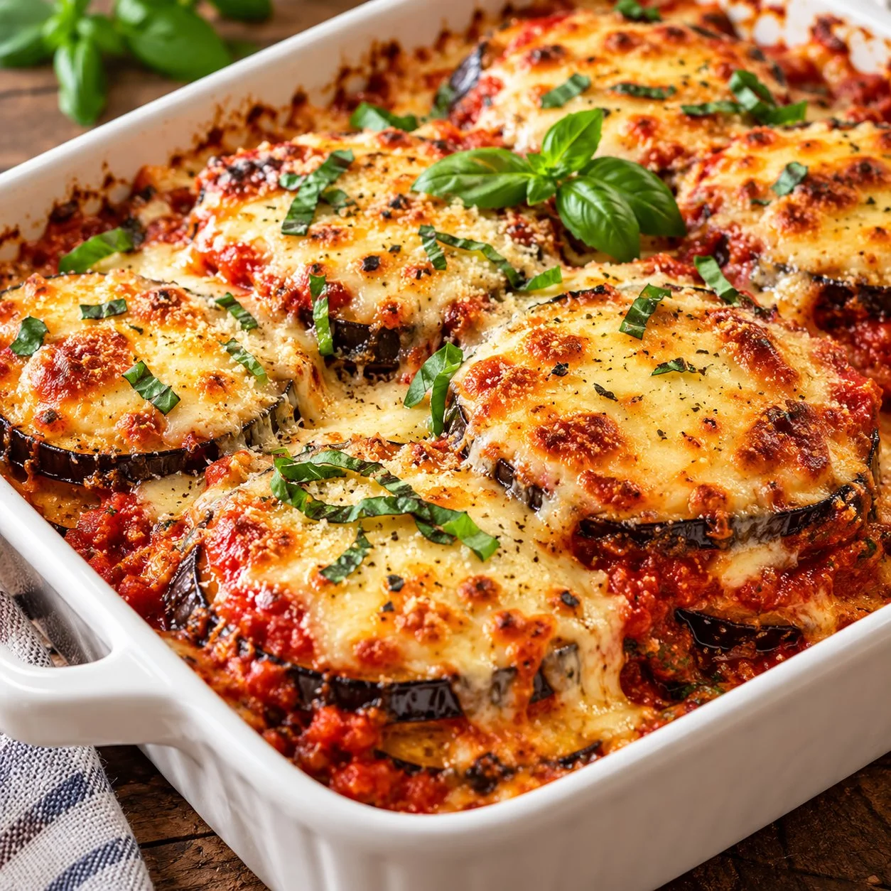 Easy Keto Eggplant Parmesan | Cheesy Low-Carb Italian Dinner