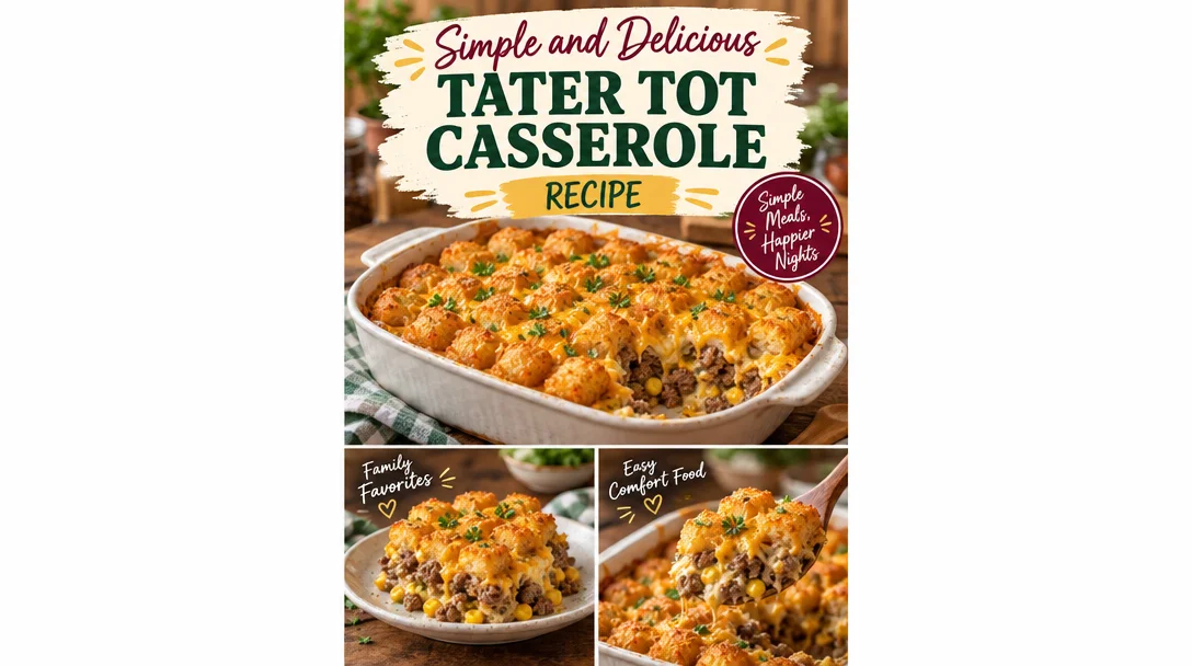 Simple and Delicious Tater Tot Casserole Recipe