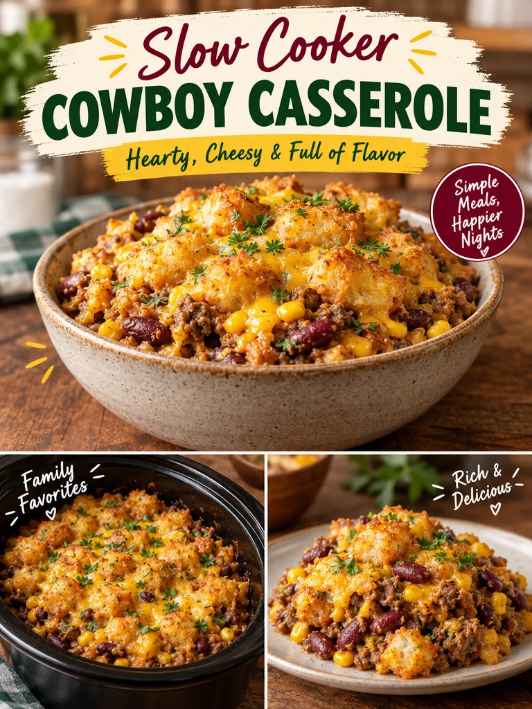 Slow Cooker Cowboy Casserole